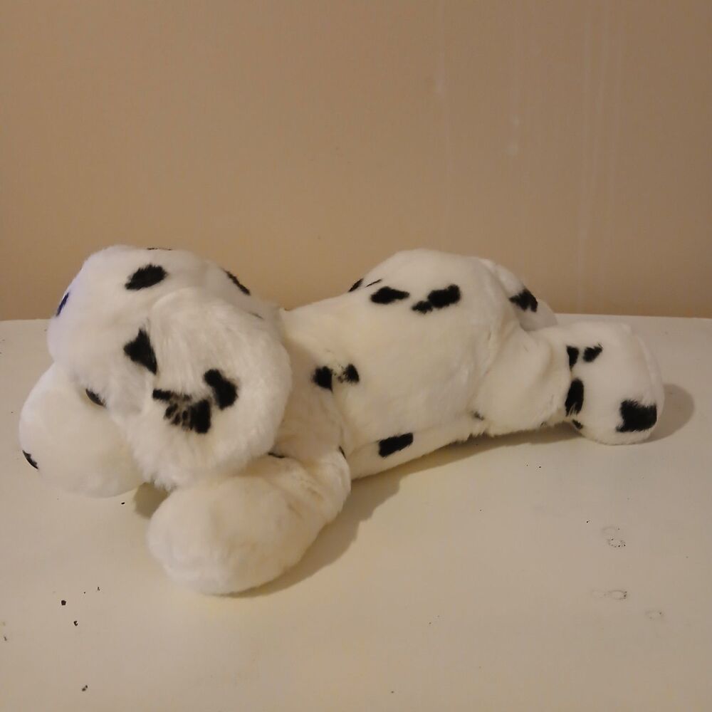 Aurora Black & White Flopsie Domino Dalmatian Stuffed Plush Animal Toy Doll 12" - Picture 3 of 5